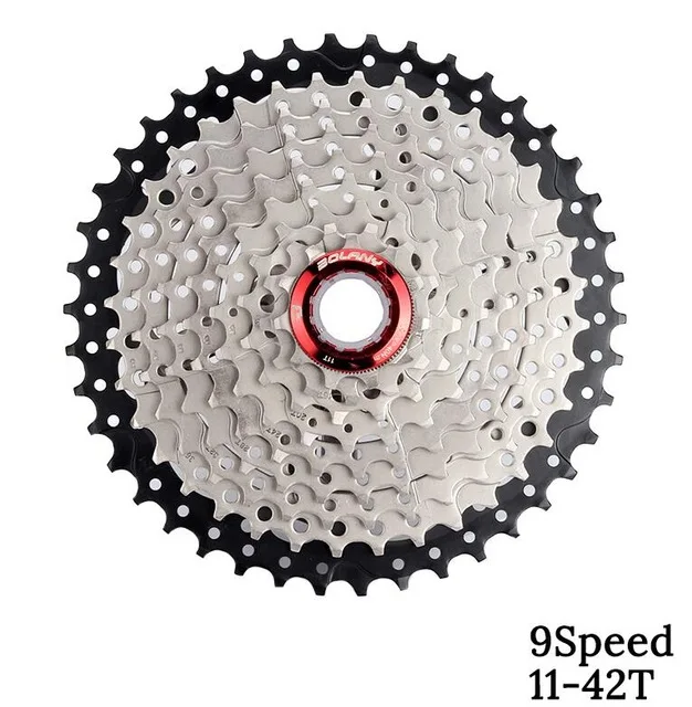 MTB велосипед freewheel 8 9 10 11 скорость 40 42 46 50 т маховик для Shinamo XT SLX Sram Горный велосипед Велоспорт кассеты аксессуары - Цвет: 9S Peed 11-42T