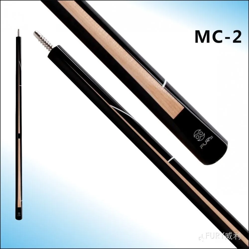 

2015 Fury MC Series China pool cue Billiards/Canada Maple Cue Billiards/11 mm tip / Maple Shaft / 6" Extension/MC-2