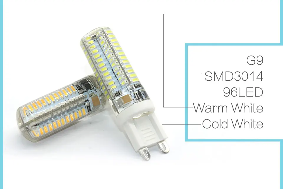 5 шт./лот G9 G4 Светодиодный лампа SMD2835 3014 AC220V 3W 7 Вт 8 Вт 10 Вт 12 Вт G4 G9 светодиодный лампы 360 градусов хрустальный шарик