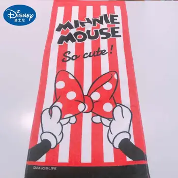 

Disney Red Minnie Towel Face towel Sport towel Cotton Mickey mouse Running gym Cotton Cartoon Children girl Women soft towel