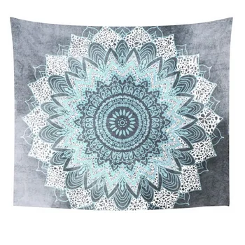 

150cm*150cm Polyester Hippie Tapestry Beach Shawl Throw Roundie Mandala Wall Hanging Towel