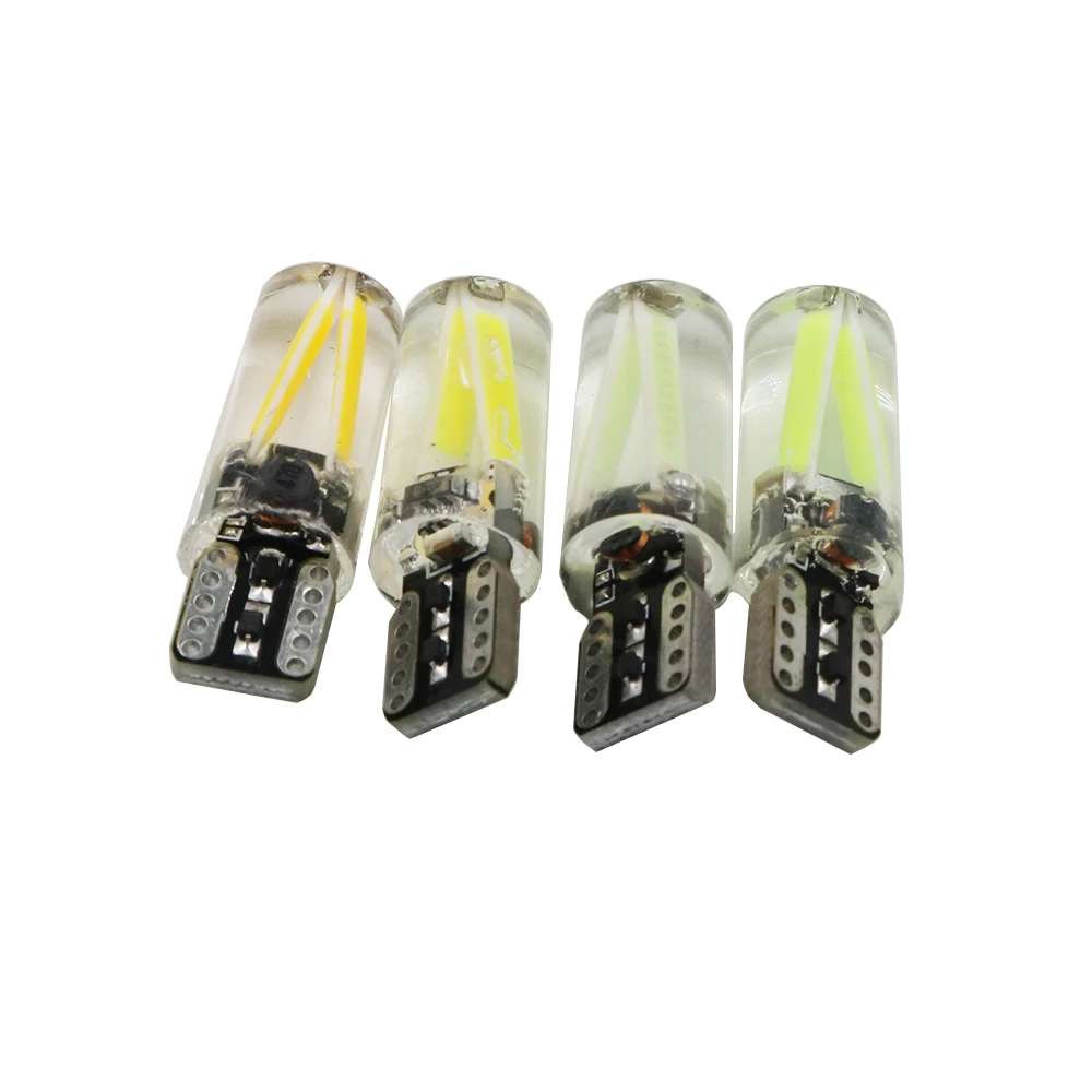 

YSY 2x Canbus T10 Led Car Light No Error W5W 194 168 Led Filament Cob Silicone Clearance Auto Reading Lights Lamp Blue White 12V