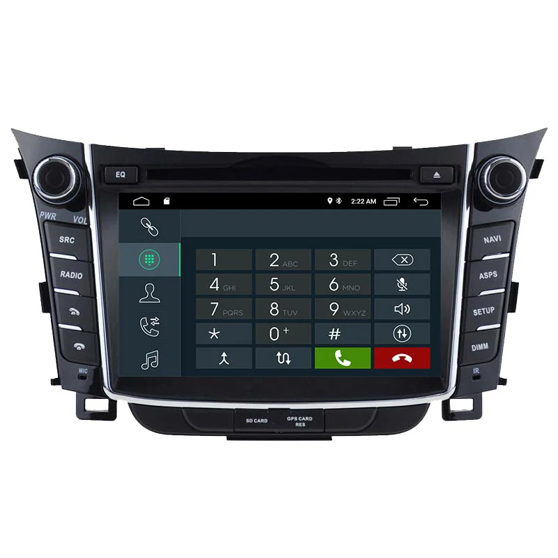 Cheap Android 8.1 Car dvd player for Hyundai I30 Elantra GT 2012 2013 2014 2015 2016 Car Radio gps navigation stereo multimedia 2G RAM 3
