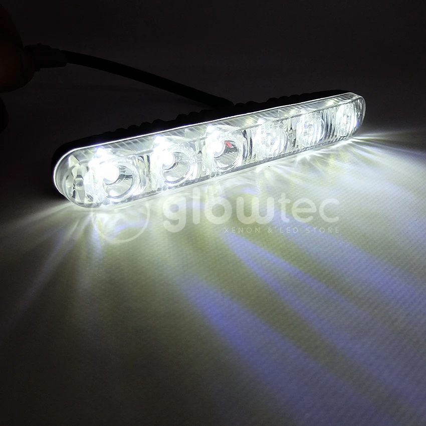 Распродажа светодиодный 17 см Водонепроницаемый IP67 Автомобильный светодиодный противотуманный светильник 12V светодиодный дневные ходовые светильник высокого Мощность Алюминий дальнего света CE GLOWTEC