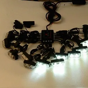 1 комплект СВЕТОДИОДНЫЙ беспроводной стробоскоп для автомобиля|light car|car led kitlight car