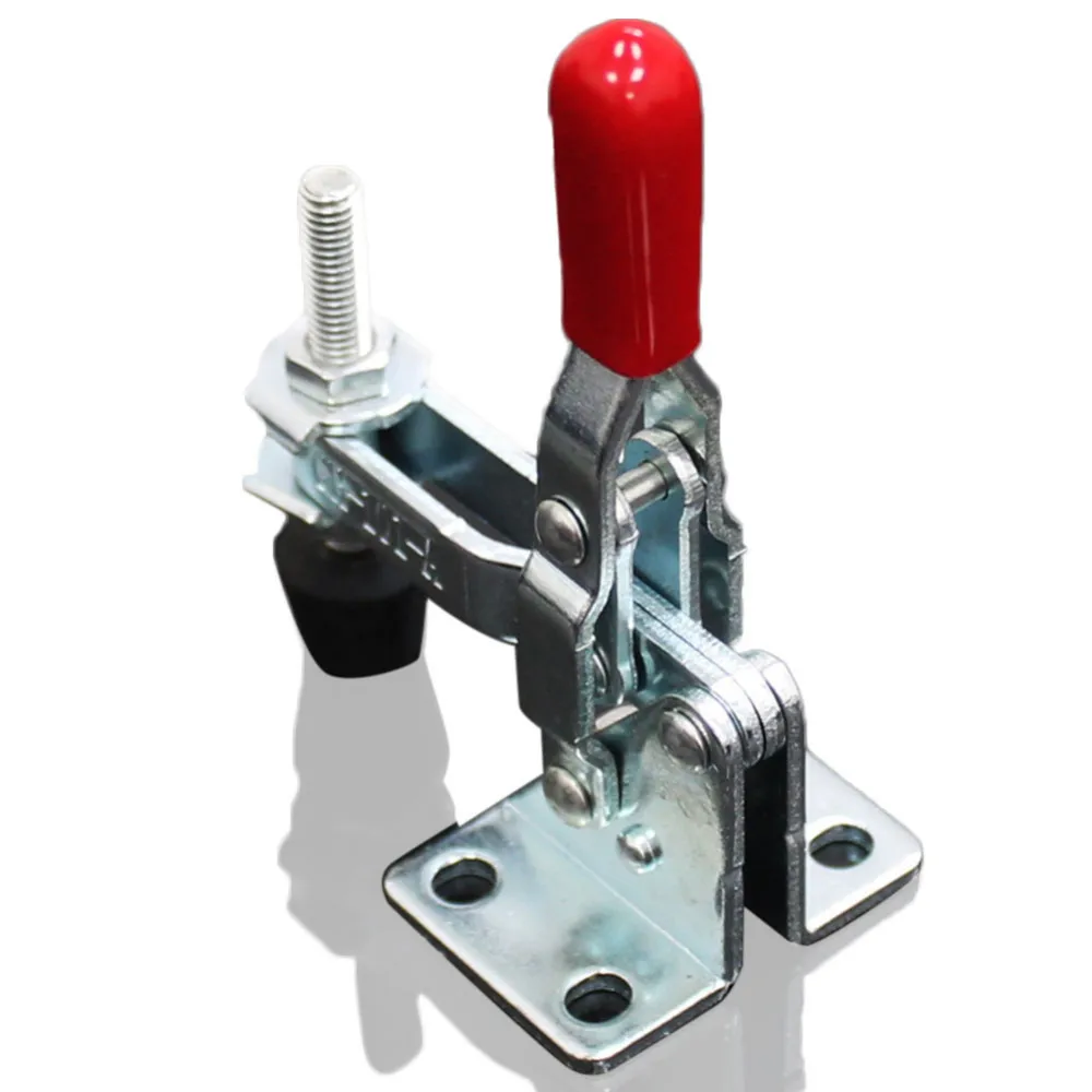 

1pc 50kg Anti-Slip U Shape Toggle Clamp Holding Capacity Push Pull Toggle Clamp Vertical Type Quick Release Heavy Duty Hand Tool