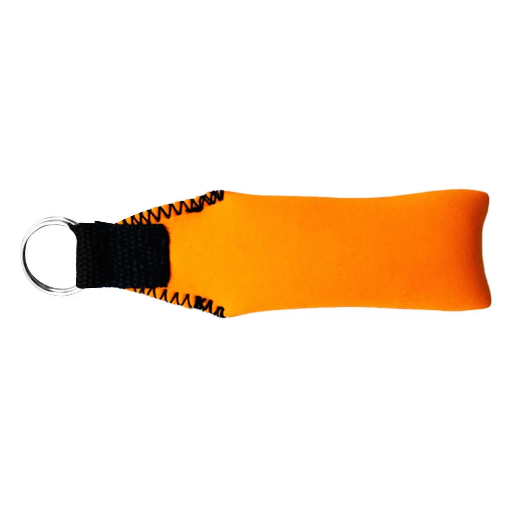 Rectangle Neoprene Floating Keyring with 316 Stainless Steel Split Ring For Boating Yachting Sailing Fishing Swimming Rowing