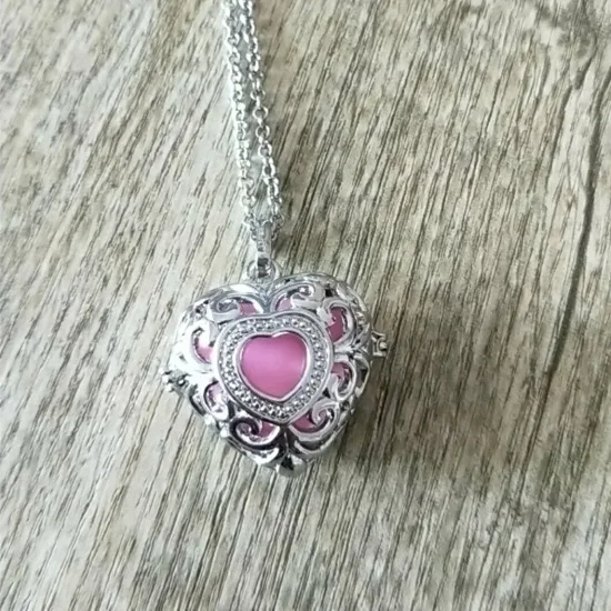 heart design 2019 New Fashion Angel Baby Hollow Bell Ball Necklaces For Harmony Pregnant Women Cage dropshipping SYYF0139 | Украшения и