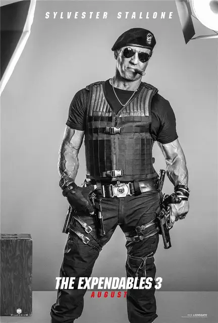 the expendables stallone customized black&white styl