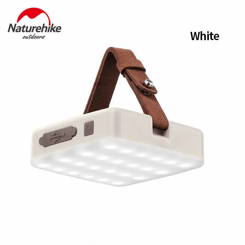 Naturehike походный светильник светодиодный Многофункциональный светильник USB Перезаряжаемый походный фонарь наружный светильник для отдыха на природе - Цвет: White