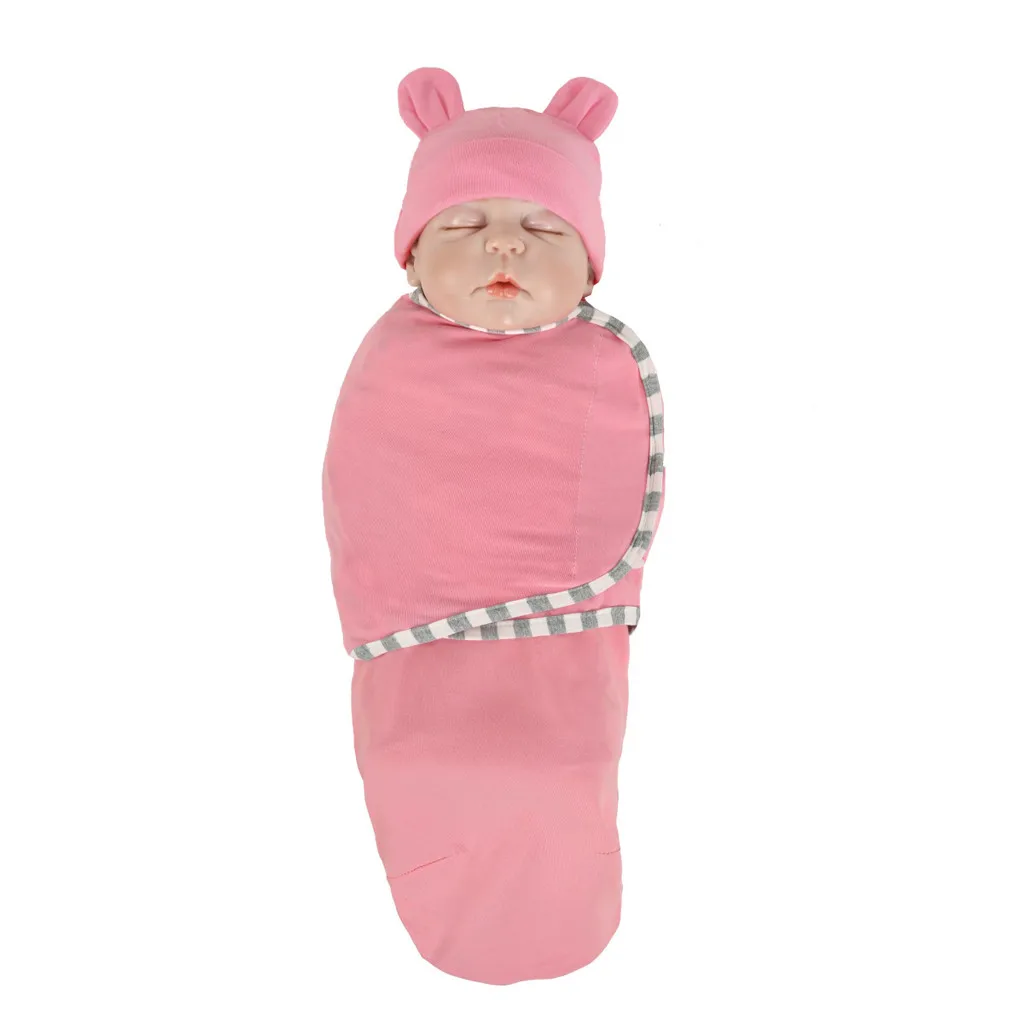 Одеяло для новорожденных; спальный мешок для пеленания; спальный мешок для коляски+ шапочка для новорожденных; конверты для пеленания для малышей