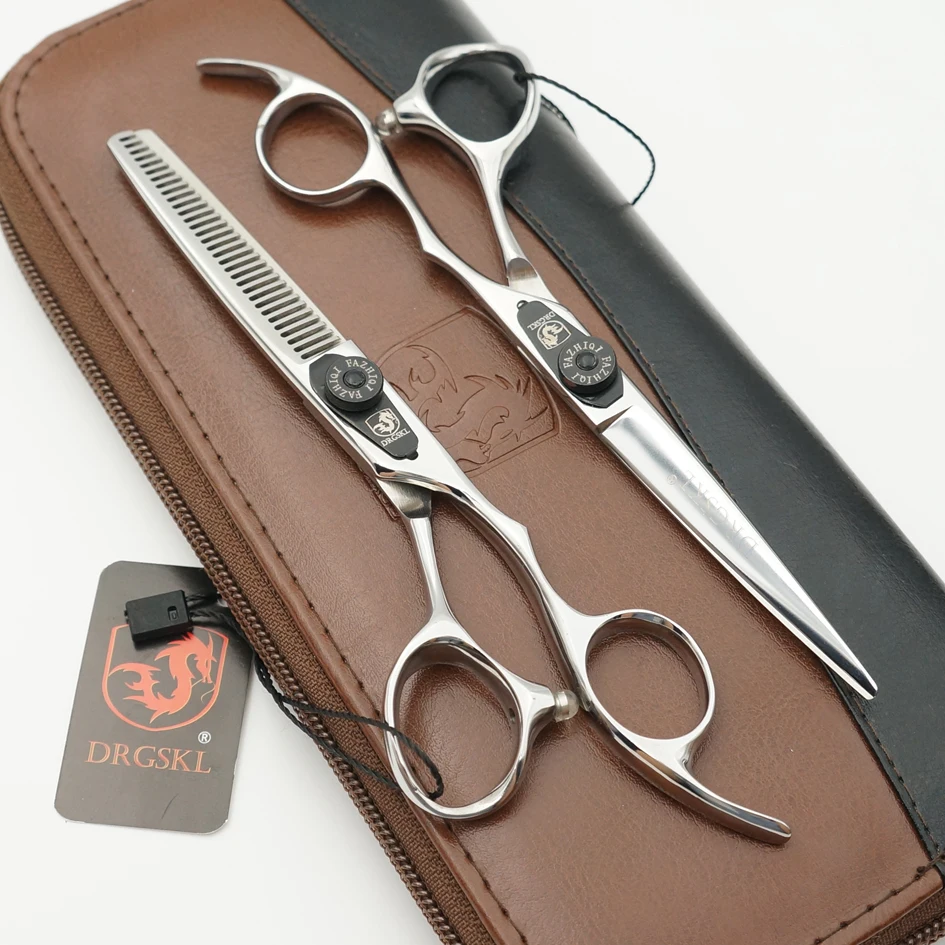 

DRGSKL 6,0 inch professional barber hair scissors high quality, classic hair cut shears hairdressing scissors thinning scissors
