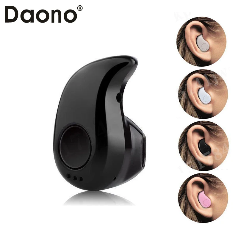 Беспроводные наушники вкладыши Daono Mini Sport Bluetooth V4.0 Stealth с микрофоном гарнитура для
