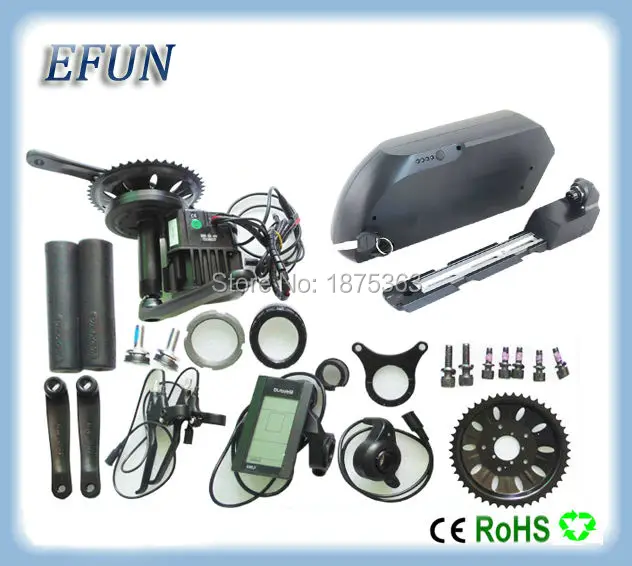 

Fat bike kits 52V Mid drive motor kits Bafang BBSHD/BBS03 48V 1000W with 52V 14Ah TS USB down tube battery for fat tire bike