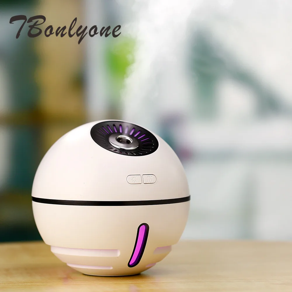 

TBonlyone 300ML Humidifier With Power Bank Water Oil Aroma Diffuser 4 in 1 Ultrasonic USB Air Humidifier with Light & Fan