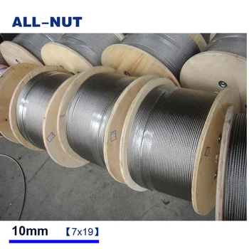 

10mm wire rope , 2meter/lot , 7*19 , 304 stainless steel wire rope , 10mm cable wire rope