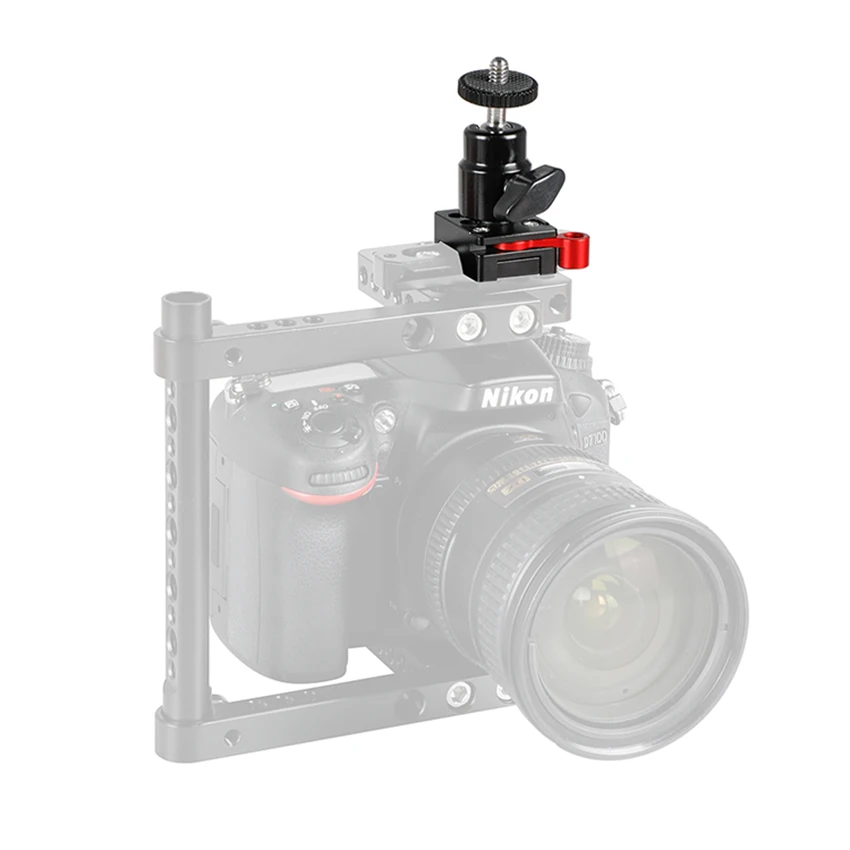 CAMVATE QR NATO Clamp + мини шариковая головка 1/4 &quot 20 винтовое крепление (черная ручка)