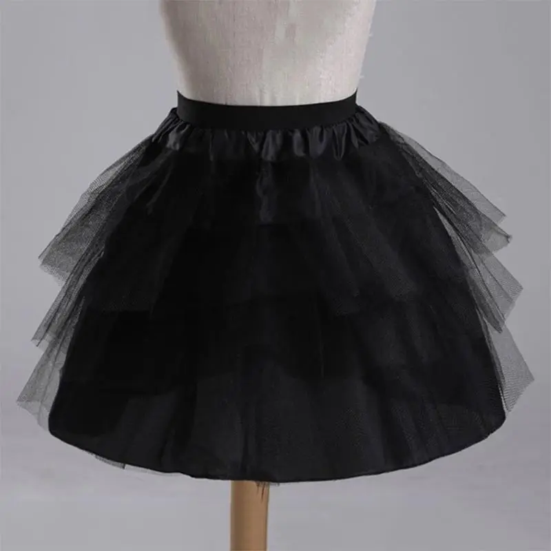 Модная юбка принцессы для девочек Однотонная юбка-пачка с эластичной резинкой на талии для подружки невесты; 4 слоя; сетчатая юбка-пачка для девочек; MUG88