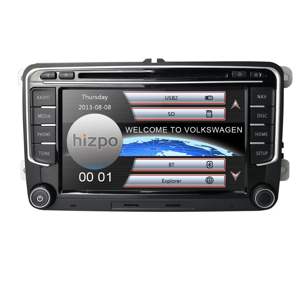 

New 7 Inch Auto radio Car DVD player GPS For Octavia/SKODA 2009-2013 Can bus Bluetooth FM RDS DVR SD Steering Wheel Control