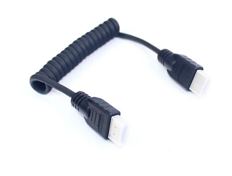Lanparte высокоскоростной полный HDMI 2,0 спиральный кабель для 4K 60P 8 бит для BMPCC 6K 4K для Panasonic S1 камера аксессуары для Atomos