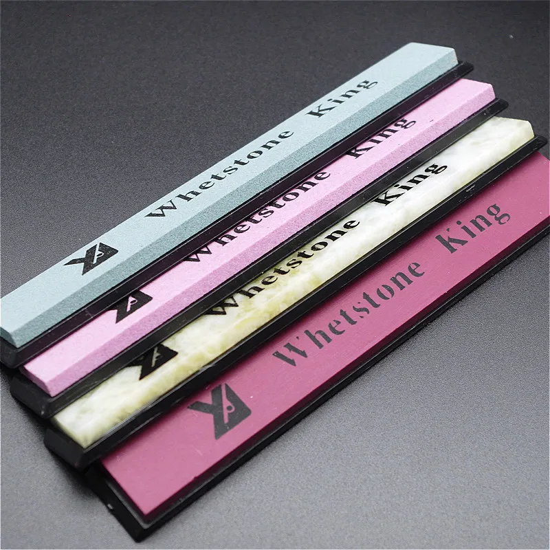 Adaee 4pcs 240 400 3000 8000 Ceramic Whetstone Sharpening Stones for Professional Knife Sharpener