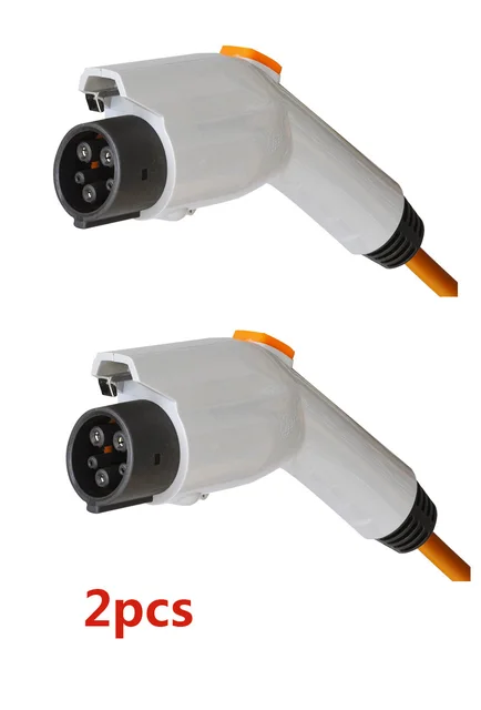 2pcs Sae J1772 Ev Plug Electric Vehicle Charging In R 2pcs Sae J1772 Ev Plug Electric Vehicle Charging In R Male Connector 16a 32a 50a Option