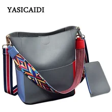 Célèbre Designer Femmes En Cuir Marque Sacs À Main Sacs À Main Coloré Bandoulière Grande Capacité Seau Fourre-Tout Décontracté Sac Bolsos Mujer
