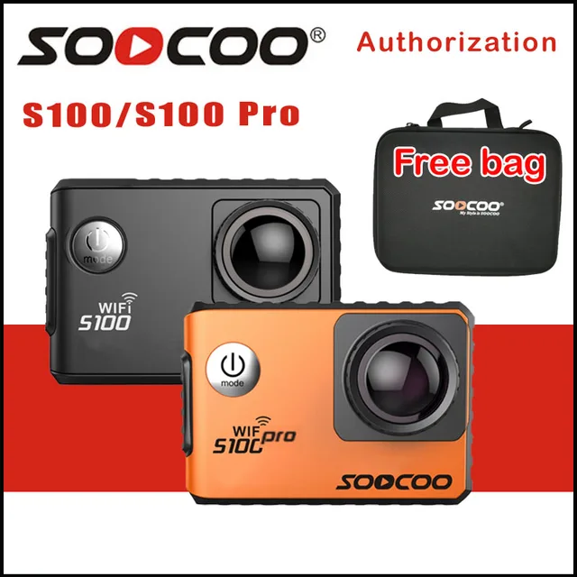 $US $64.60 SOOCOO S100 / S100PRO Action Camera 4K Wifi NTK96660 20MP 30M Waterproof Sports Cam Option GPS Gyro
