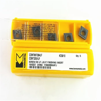 

5Pcs Original CCMT060204-LF KC5010 CNC Carbide Inserts