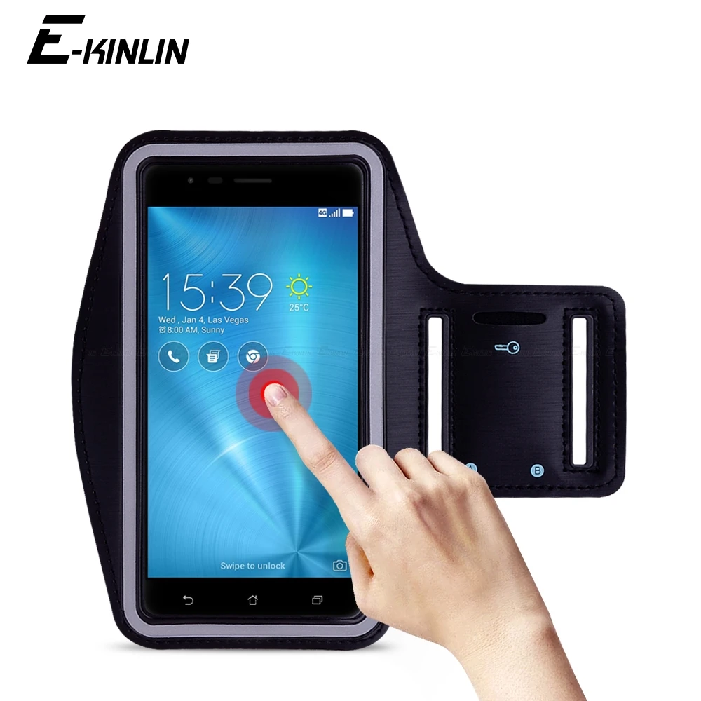 

Waterproof Running Sport Gym Arm Band For Asus ZenFone 3 Zoom S ZE520KL ZE552KL ZE553KL ZX551ML ZX550 Phone holder Case Cover