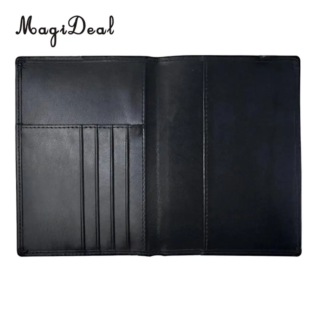 2PCS Genuine Leather Passport Holder RFID Blocking Wallet ID Credit Case Travel Accessories