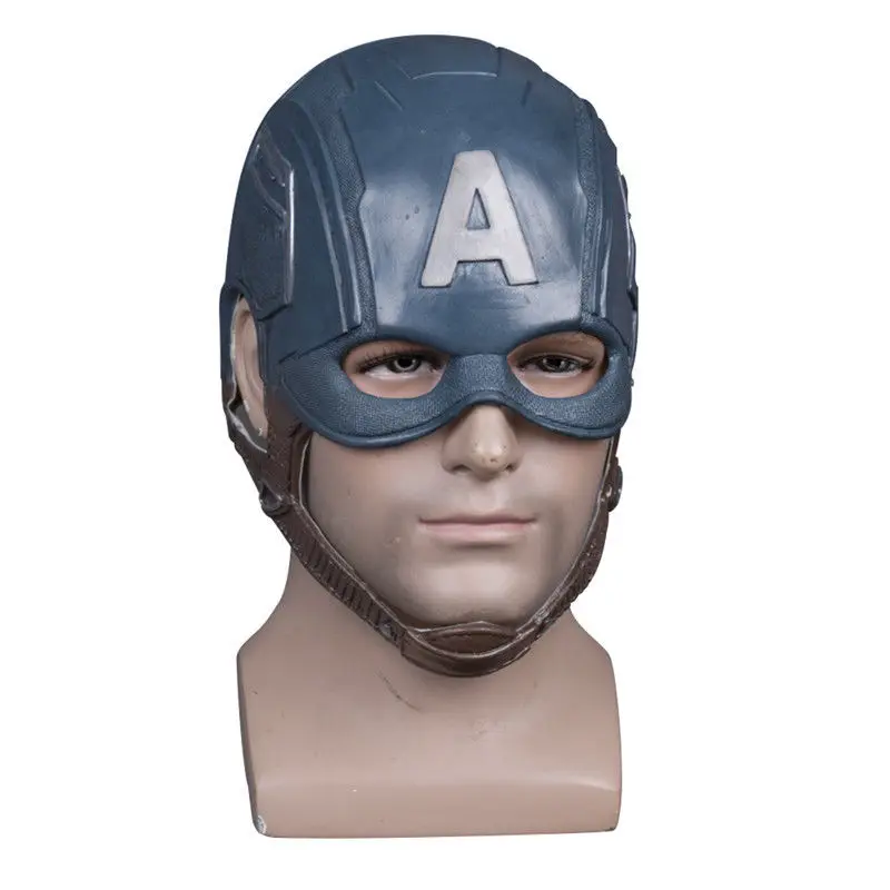 Капитан Америка шлем Стивена к Хэллоуину мягкий Косплэй латексные маски реквизит