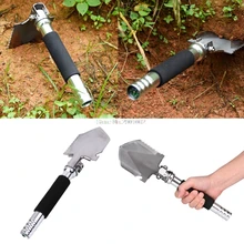 3 In 1 Multifunctional Military Tactical Folding Shovel Gardening Hiking Emergency Tool -B119