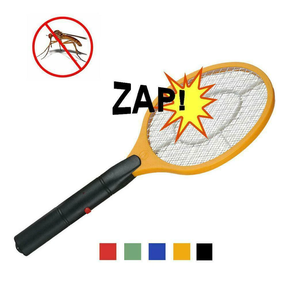 Электрическая портативная беспроводная противомоскитная ракетка Летающая насекомое Swatter Killer Zapper