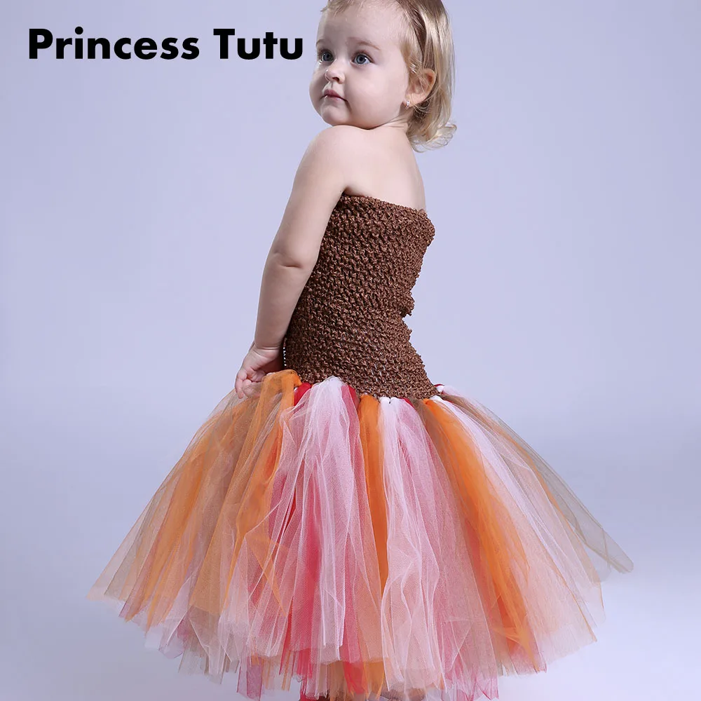 Halloween Knee Panjang Hitam Cosplay Kostum Kartun Bayi Gadis Tutu