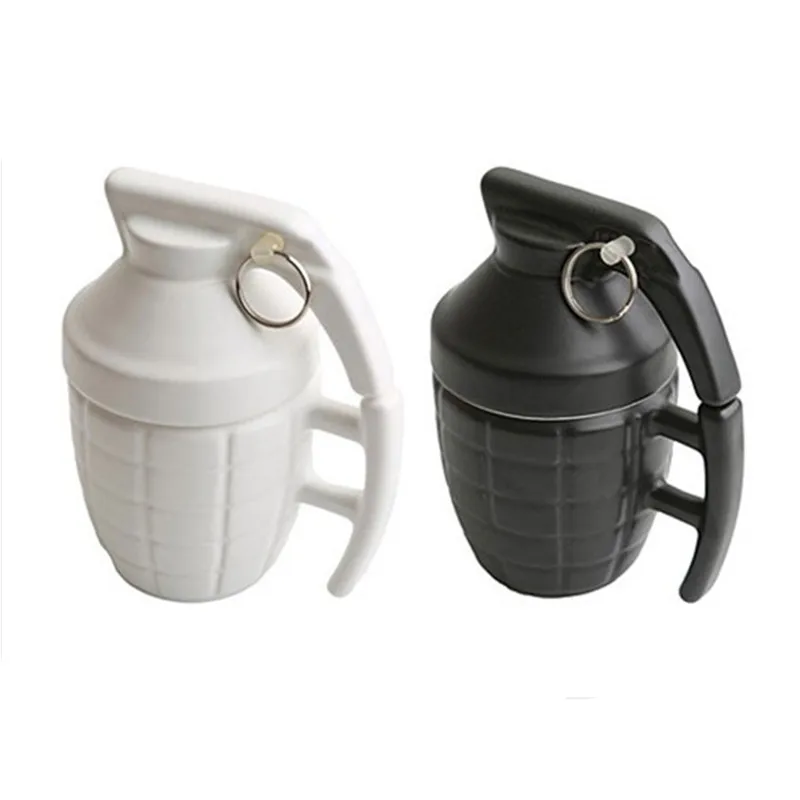 Classical Grenade Coffee Mugs Practical Water cup with Lid Granada Creativa Taza de cafe Tea Cup For Birthday Girl Gift | Дом и сад