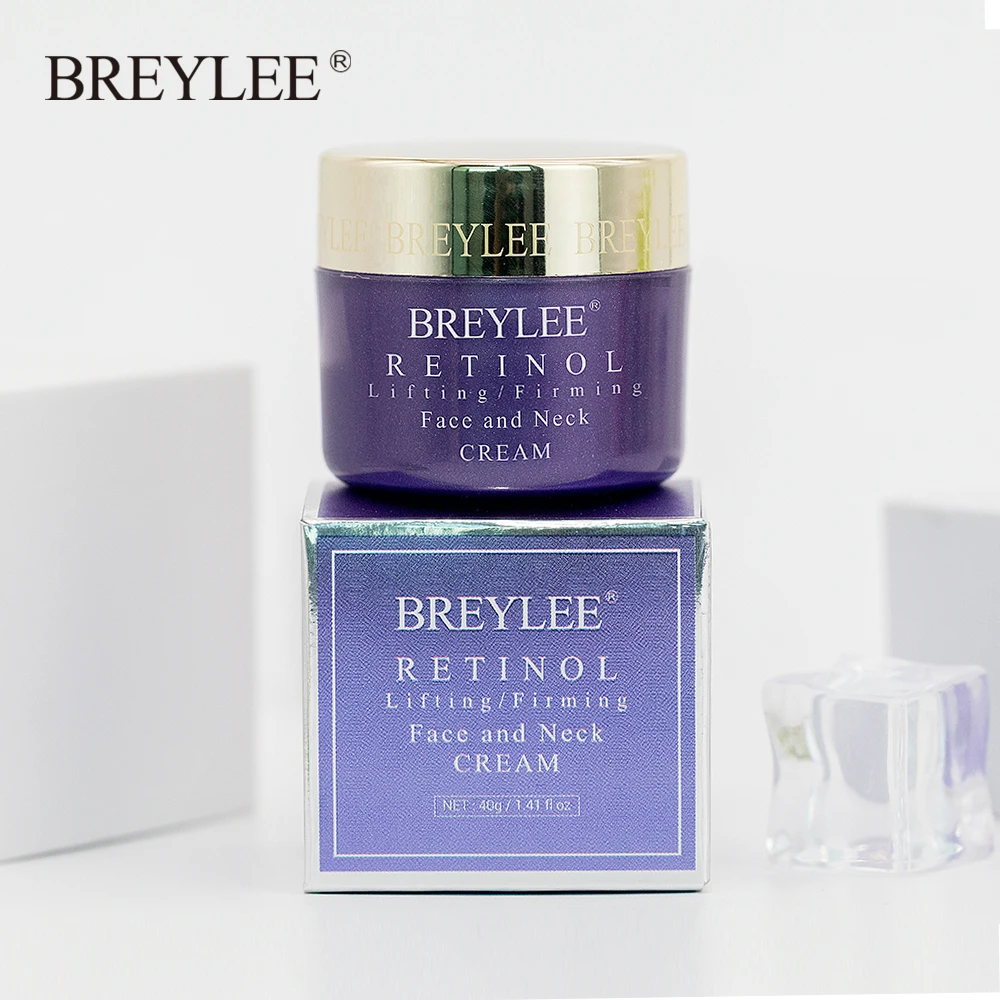 BREYLEE Retinol укрепляющий крем для лица Сыворотка лифтинг шеи против старения удаляет
