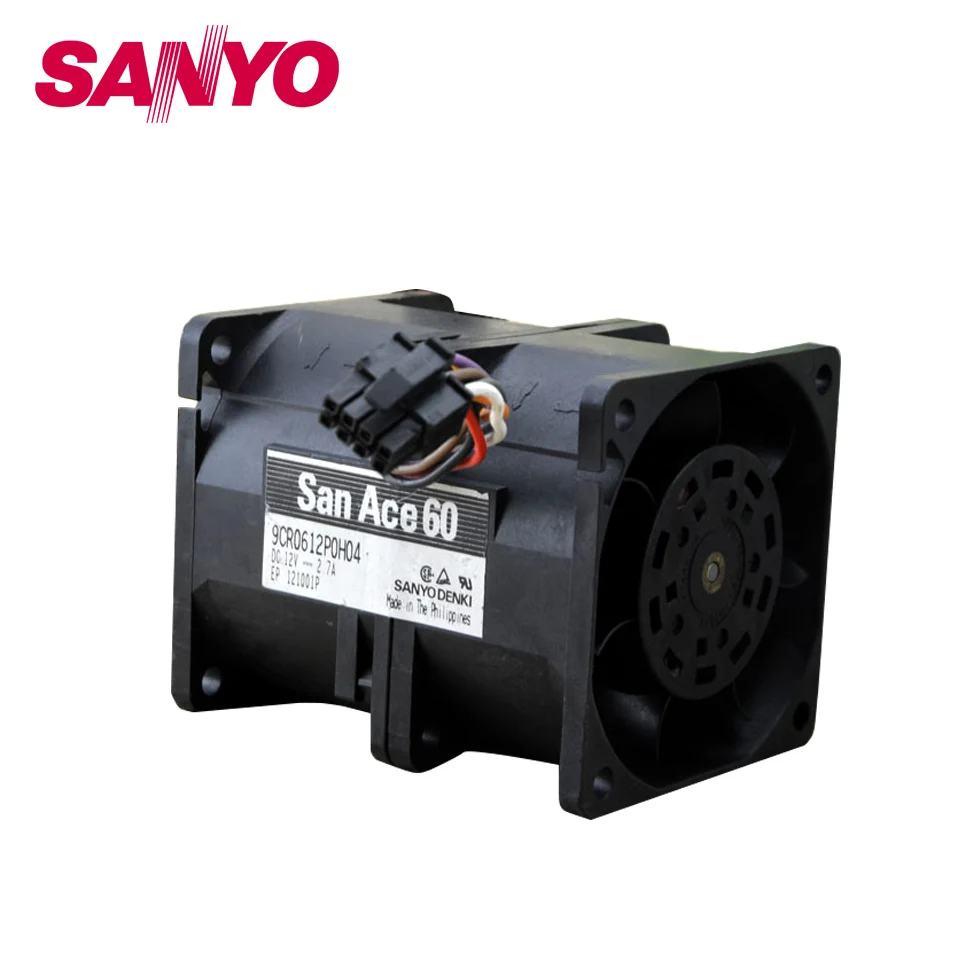 New 6076 2.7A 12v modified car electric turbocharger fan 9CR0612P0H04