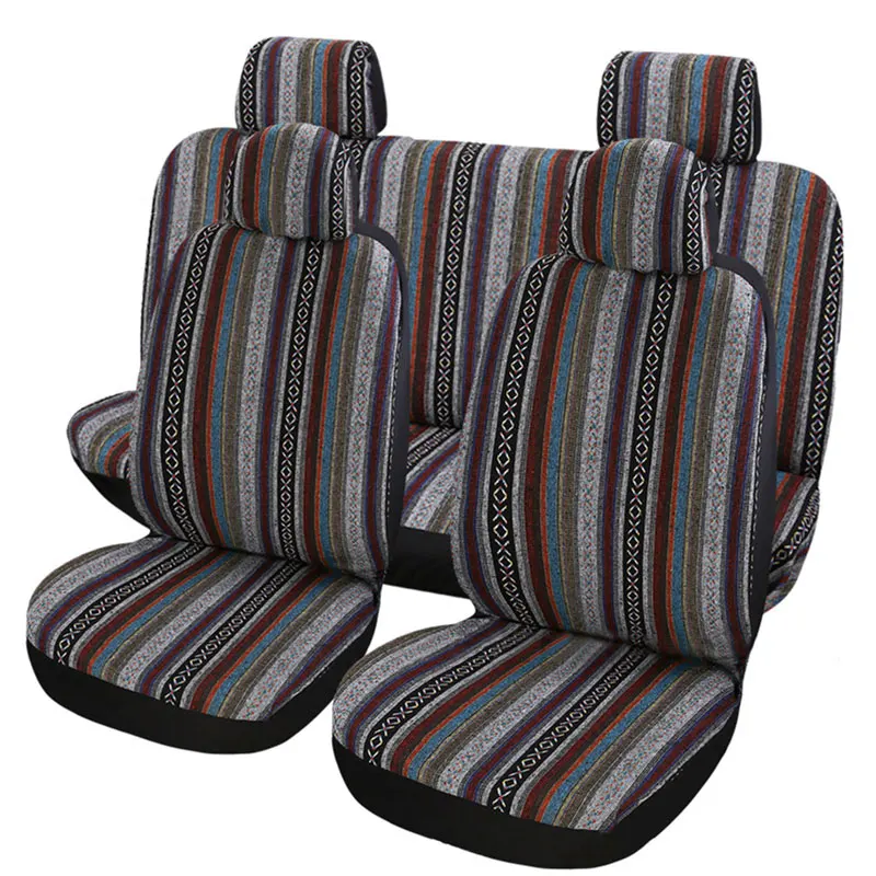 Hyundai Getz Calidad Negro británicos hicieron protectores de cubiertas de asiento de coche-Conjunto Completo