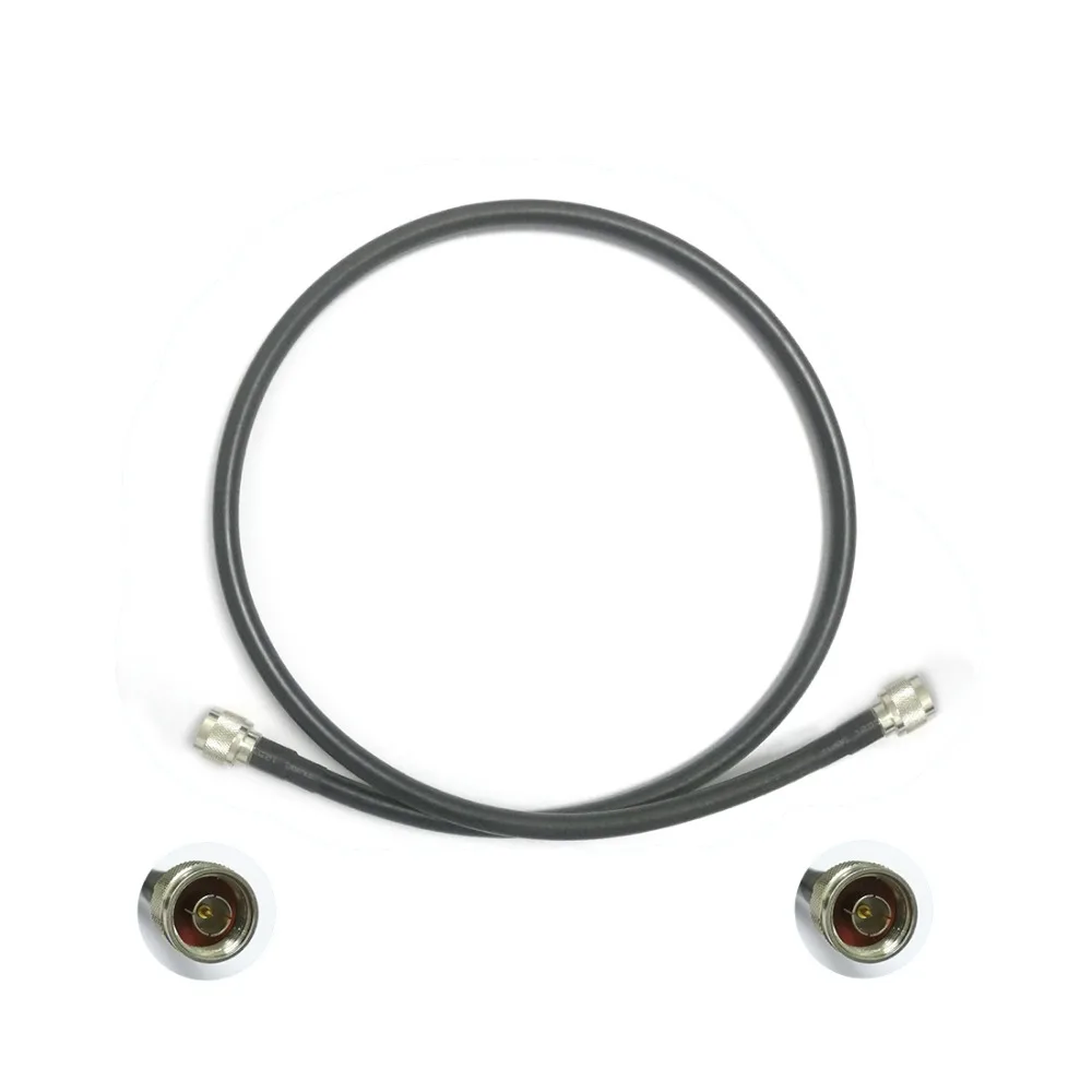1pc N Male To N Male Plug Rf Coax Cable Adapter Rg8 100cm Low Loss High 1pc n male to n male plug rf coax cable adapter rg8 100cm low loss high