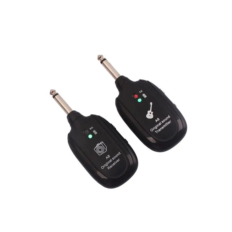 

Digital Wireless Electric Guitar Transmitter and Receiver Set with USB Charging Cable