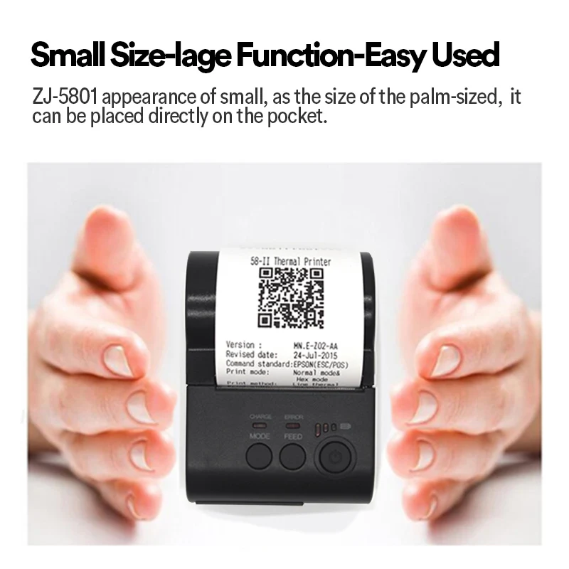 بلوتوث + usb 58 ملليمتر POS-5801DD تذكرة طابعة استلام تذكرة طابعة الباركود دعم ios/الروبوت/ويندوز بلوتوث + usb 58 ملليمتر POS-5801DD تذكرة طابعة استلام تذكرة طابعة الباركود دعم ios/الروبوت/ويندوز