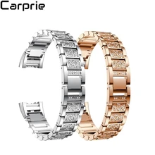 Цена по прейскуранту завода-изготовителя! Браслет из нержавеющей стали с кристаллами, ремешок на запястье для FitBit Charge 2, Прямая, высокое качество 44mar21