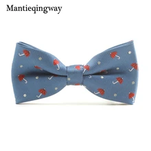 Mantieqingway/Детский Рождественский галстук-бабочка из полиэстера с мультяшным рисунком, галстук-бабочка для маленьких мальчиков и девочек, детские галстуки-бабочки