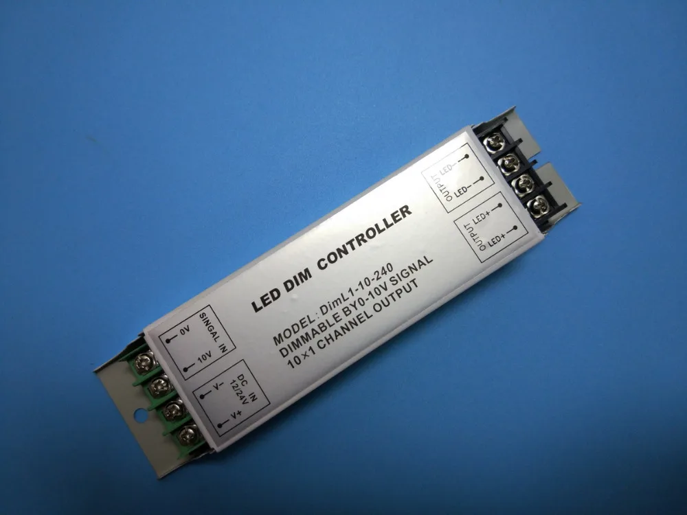 led dim contronller 0-10V signal 10x1 channel output