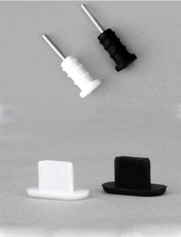 100 шт./компл. новейшие модные телефонный разъем USB для передачи данных Порты и разъёмы для наушников для IPhone 5 5S 5c заглушка для защиты мобильного телефона от пыли силиконовая гарнитура
