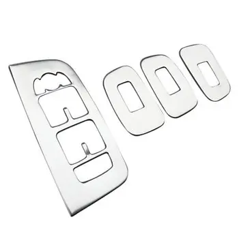 

Stainless Matt 4 PCS Window Switch Button Frame Cover Trim For Volvo XC60 2018