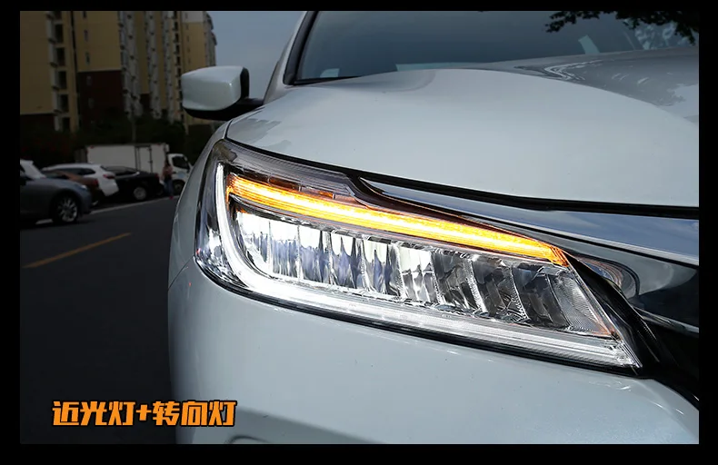 Автомобильный стиль светодиодный фары для Honda Accord- для Accord Головной фонарь светодиодный DRL Объектив двойной луч H7 HID Xenon bi xenon объектив