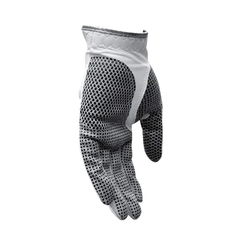 1 шт., противоскользящие перчатки для гольфа с левой правой рукой, мужские кожаные перчатки для гольфа, мягкие дышащие чистые кожаные перчатки