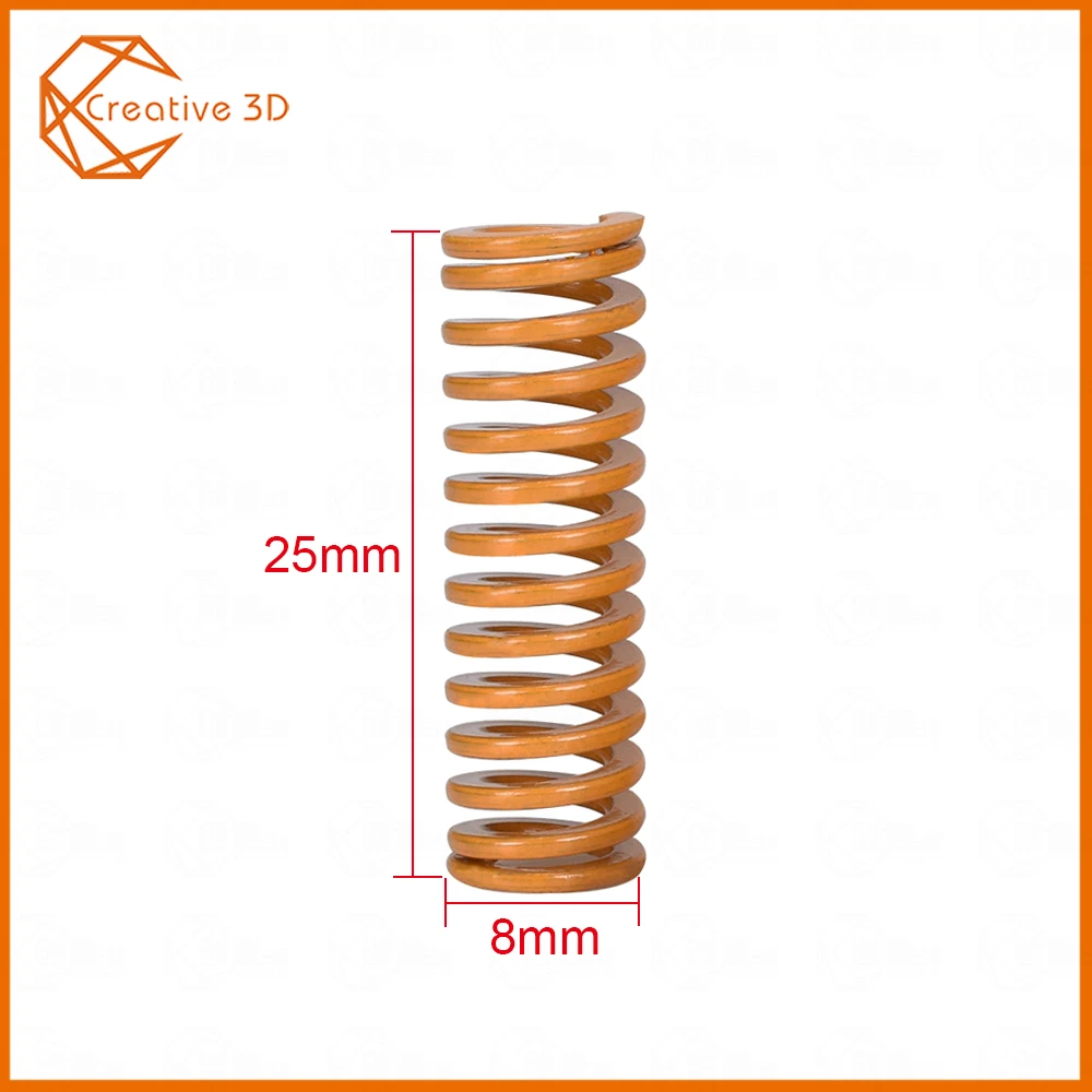 

3D Printer Parts Spring Heated Bed 8*25MM Hot Plate CR10 Adjusting Accessories Reprap Imported For CR10 CR10S